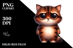 Funny Cat Standing | Sublimation | Clipart Product Image 3
