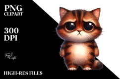 Funny Cat Standing | Sublimation | Clipart Product Image 2