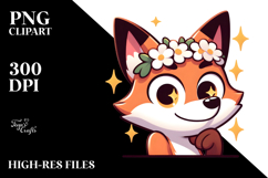 Goofy Cartoon Fox PNG Product Image 2