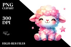 Pinkish Baby Lamb PNG Product Image 2