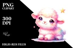 Pinkish Baby Lamb PNG Product Image 2