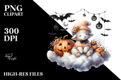 Lamb Dressed for Halloween PNG Product Image 2