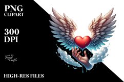 Winged Heart, PNG Product Image 2