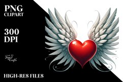Winged Heart, PNG Product Image 2