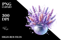 Detailed Vibrant Lavender PNG Product Image 2