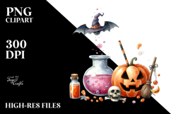 Funny Halloween Magic Potion | Sublimation | Clipart Product Image 2