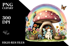Fairy House Rainbow Colorful Bird Butterfly Gardening Tool | Product Image 2