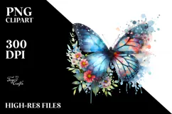 Colorful Butterfly, Transparent PNG Product Image 2