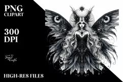 Gothic Fairy, High-Res PNG Product Image 3