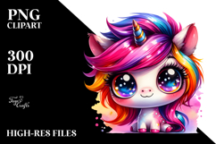 Cute Small Unicorn PNG Product Image 2