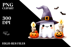 Funny Halloween Candle PNG Product Image 2