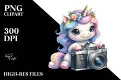 Photographing Baby Unicorn | Clipart Product Image 3