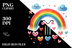 Rainbow Digital Painting, PNG Product Image 2