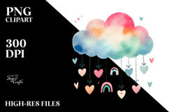 Cute Boho Cloud PNG Product Image 2