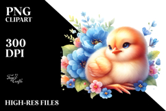 Colorful Small Baby Chicken | Clipart Product Image 2