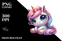 Expressive Unicorn PNG Product Image 2