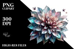 Glossy Dahlia Material | Mothers Day Clipart Product Image 3