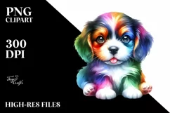 Simple Baby Dog Sublimation Clipart Product Image 1