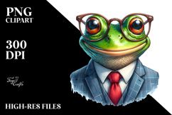 Frog Portrait, Transparent PNG Product Image 2