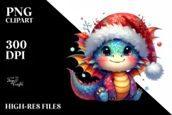 Baby with Santa Hat, PNG Product Image 2