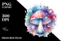Colorful Magical Celestial Astral Mushroom | Sublimation | Product Image 1