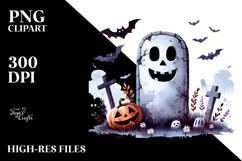 Funny Halloween Tombstone PNG Product Image 2