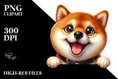 Funny Shiba Inu with Big Popping Eyes | Sublimation | Product Image 1