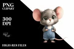 Funny Baby Standing with Big Eyes | Sublimation | Clipart Product Image 1