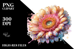 Detailed Vibrant Gerbera PNG Product Image 1