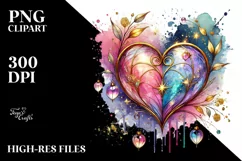 Colorful Heartglass, High-Res PNG Product Image 2