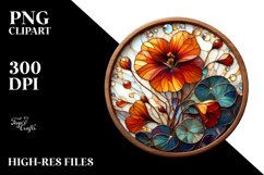 Stained Nasturtium | Sublimation | Clipart Product Image 3