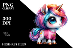 Baby Unicorn Transparent PNG Product Image 2