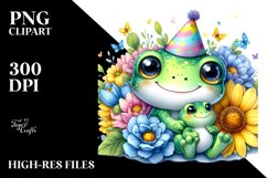 Colorful Small Baby Frog | Clipart Product Image 3