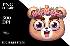 Goofy Cartoon Bear PNG Product Image 2