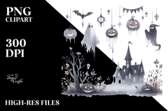 Text Hang On Halloween PNG Product Image 2
