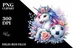 Colorful Baby with Soccer Ball Product Image 1