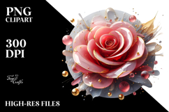 Abstract y Rose PNG Product Image 2