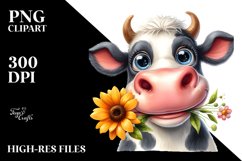 Cow Enthusiastic Cow Portrait with Large Goofy Smile | Product Image 3