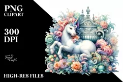 Colorful Baby in Baroque Garden Product Image 1
