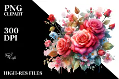 Red Roses, Transparent PNG Product Image 2
