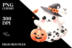 Cute Ghost Animal Print PNG Product Image 2