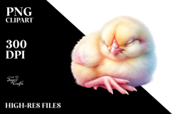 Pastel Chicken Sleeping | Sublimation | Clipart Product Image 2