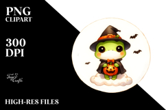 Cute Halloween Frog PNG Product Image 2