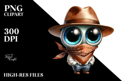 Watercolor Big Eyes Goofy Smile | Sublimation | Clipart Product Image 2