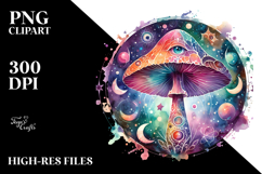Colorful Magical Splash | Celestial Astral Mushroom Product Image 2