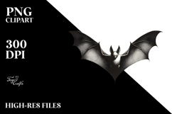 Simple Digital Bat, High-Res PNG Product Image 2