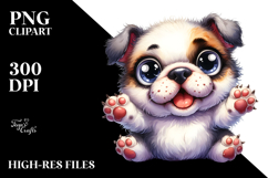 Happy Baby Bulldog PNG Product Image 2