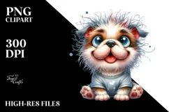 Happy Baby Bulldog PNG Product Image 2