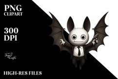 Funny Digital Painting with Bat PNG Product Image 2