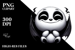Funny Digital Painting with Bat PNG Product Image 2